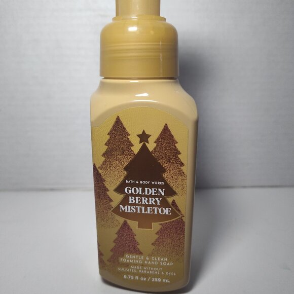 ALL NEW Golden Berry Mistletoe Foaming Hand Soap 8.75 oz Bath & Body Works - Picture 1 of 4